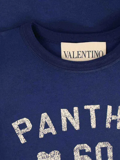 Valentino Panther Lady Crew Neck T-shirt