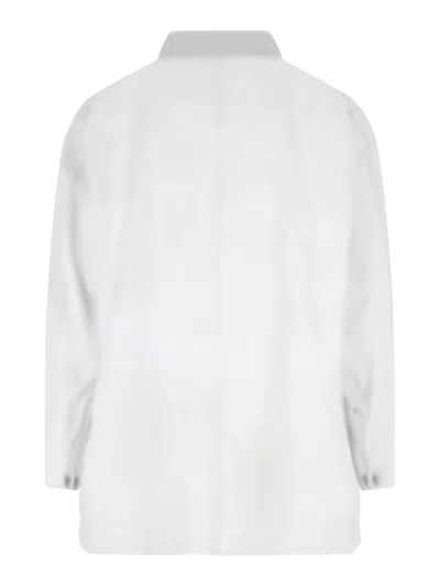 Junya Watanabe Collared Design Multiple Pockets In White