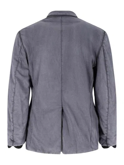 Magliano Jacket With Front Pockets And Notch Lapel In Blue