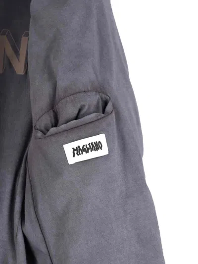 Magliano Jacket With Front Pockets And Notch Lapel In Blue