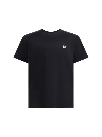 Valentino Vlogo Patch T-shirt With In Blue