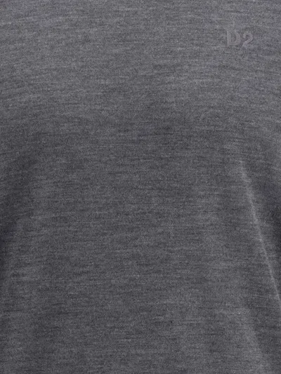 Dsquared2 Virgin Wool Sweater In Gray