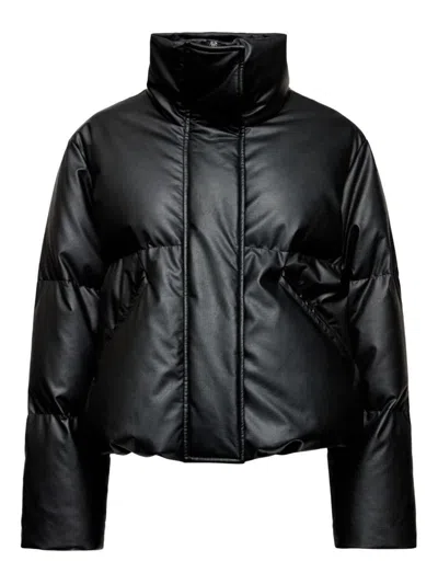 Mm6 Maison Margiela Mm6 By Maison Margiela Oversized Black Sports Jacket With Double-zipper Closure