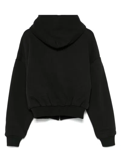 Entire Studios Thermal Hood Soot Clothing In Black