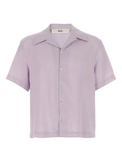 Séfr Purple Noam Shirt In Purple
