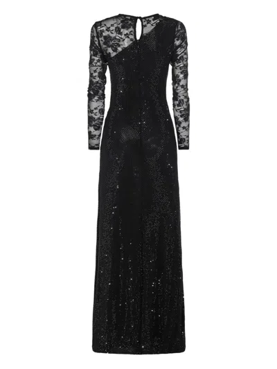 Self-portrait Black Dress In Black