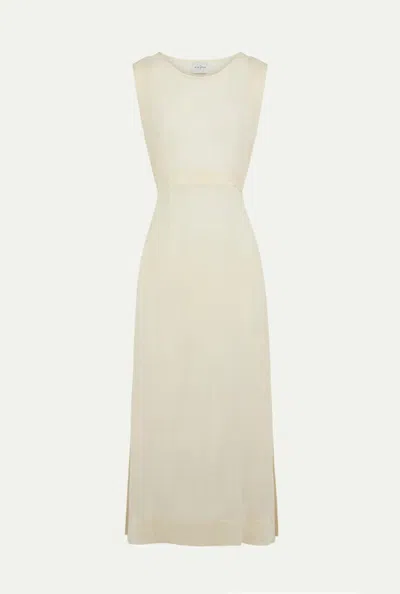 Le Kasha Womens Yellow Antalya Semi-sheer Maxi Cover-up Dress In Neutral