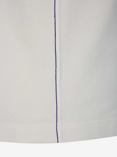 Burberry Cotton Pique Polo In White