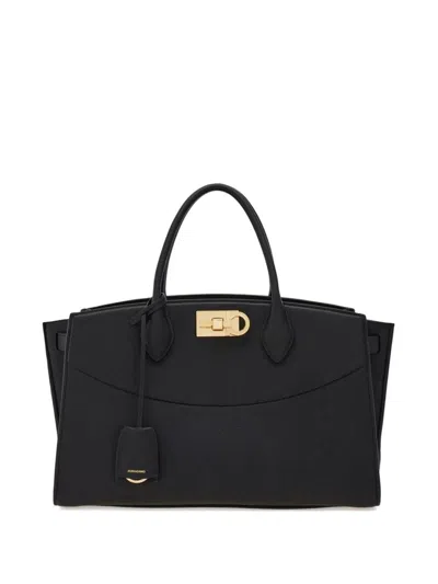 Ferragamo Large Soft Studio Tote Bag