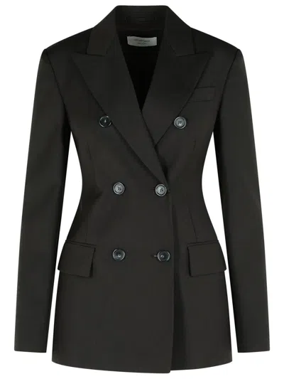 Sportmax Adamo Virgin Wool Blazer In Black