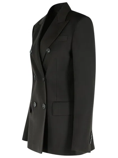 Sportmax Adamo Virgin Wool Blazer In Black