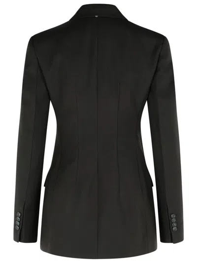 Sportmax Adamo Virgin Wool Blazer In Black