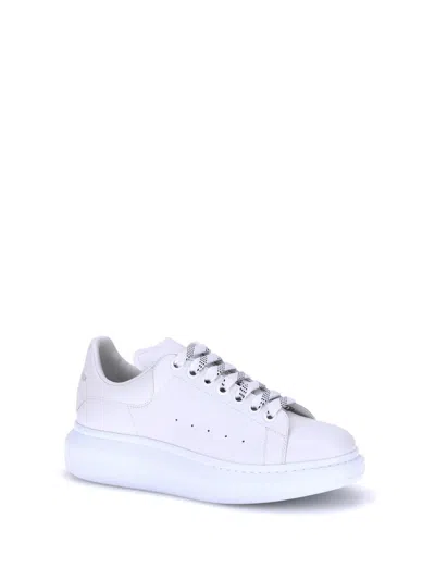 Alexander Mcqueen Leather Sneakers In White