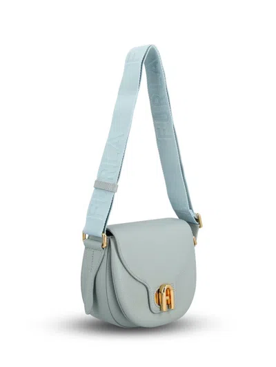 Furla Lotus Shoulder Bag In Blue