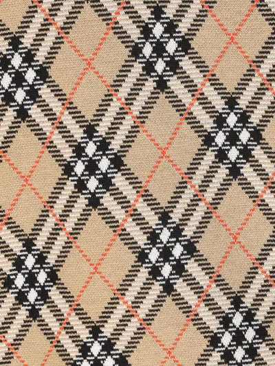 Burberry Archivio Check Cardigan In Neutral