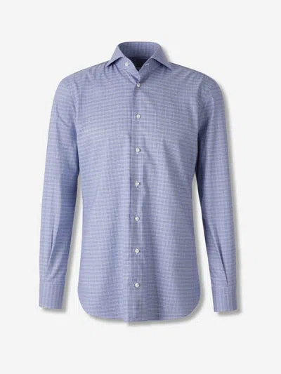 Atelier Munro Checked Shirt In Blue