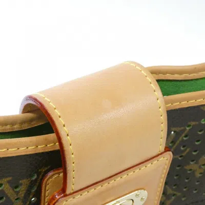 Pre-owned Louis Vuitton Brown Marron Monogram Coated Canvas Shoulder Bag ()