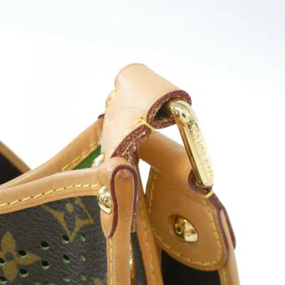 Pre-owned Louis Vuitton Brown Marron Monogram Coated Canvas Shoulder Bag ()