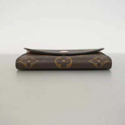 Pre-owned Louis Vuitton Brown Rose Ballerine Coin Purse/coin Case ()