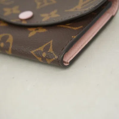 Pre-owned Louis Vuitton Brown Rose Ballerine Coin Purse/coin Case ()