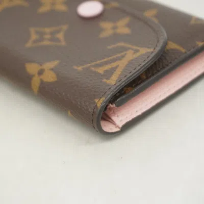 Pre-owned Louis Vuitton Brown Rose Ballerine Coin Purse/coin Case ()