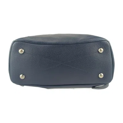 Pre-owned Louis Vuitton Dark Navy Leather Backpack ()