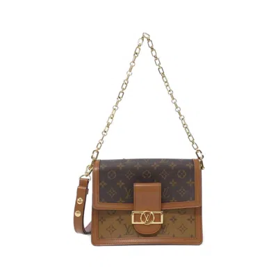 Pre-owned Louis Vuitton Marron Coated Canvas Shoulder Bag ()