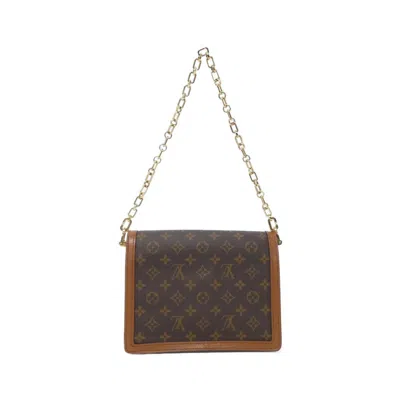 Pre-owned Louis Vuitton Marron Coated Canvas Shoulder Bag ()