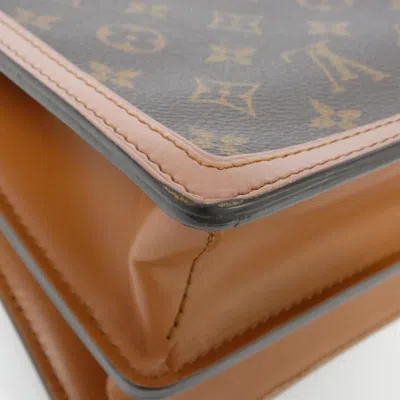 Pre-owned Louis Vuitton Marron Coated Canvas Shoulder Bag ()