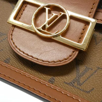 Pre-owned Louis Vuitton Marron Coated Canvas Shoulder Bag ()