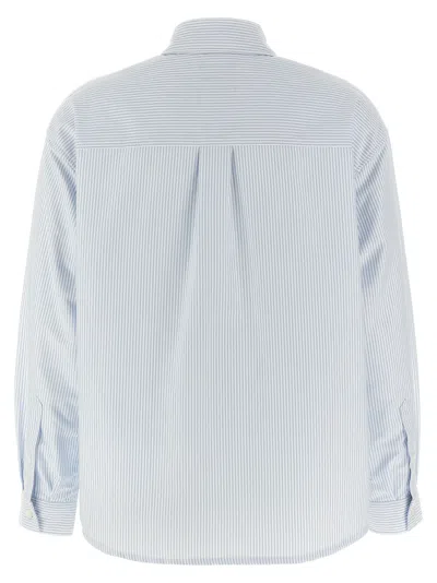 Apc Boyfriend Shirt And Blouse Light Blue In Blue