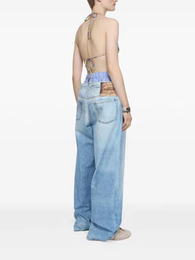 Acne Studios Denim Cotton Jeans In Blue