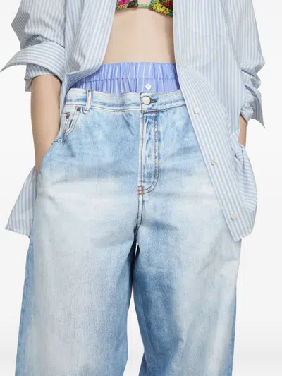 Acne Studios Denim Cotton Jeans In Blue
