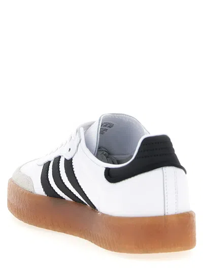 Adidas Originals Samba Panelled Sneakers In White