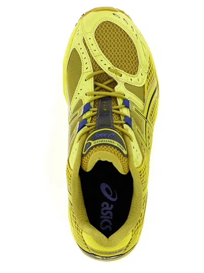 Asics Mesh Rubber Sole Sneakers With Branded Heel
