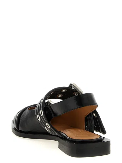 Ganni Buckle Ballerinas
