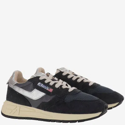 Autry Reelwind Running Sneakers In Suede And Nylon