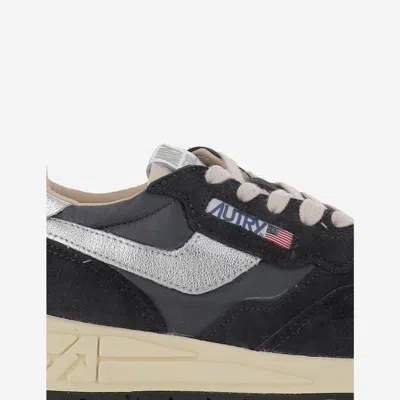 Autry Reelwind Running Sneakers In Suede And Nylon