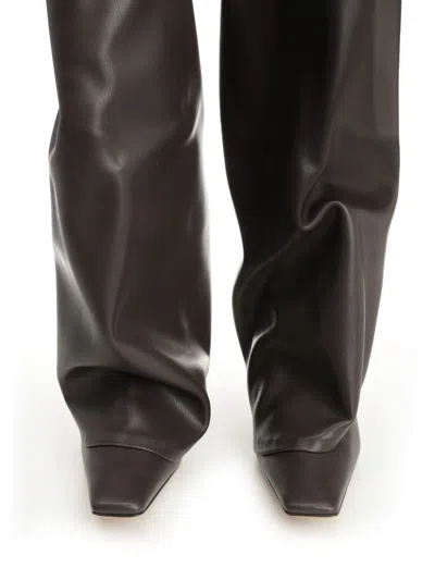 Attico Thigh High Boot Robin Otk In Brown