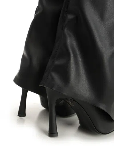 Attico Thigh High Boot Robin Otk In Black