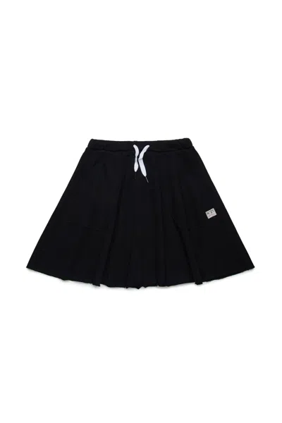 N°21 Cotton Skirt In Black