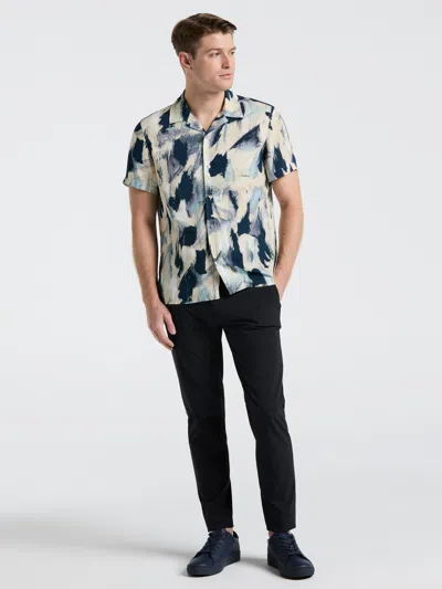 Perry Ellis Men's Ecoveroâ¢ Abstract Print Shirt In Blue