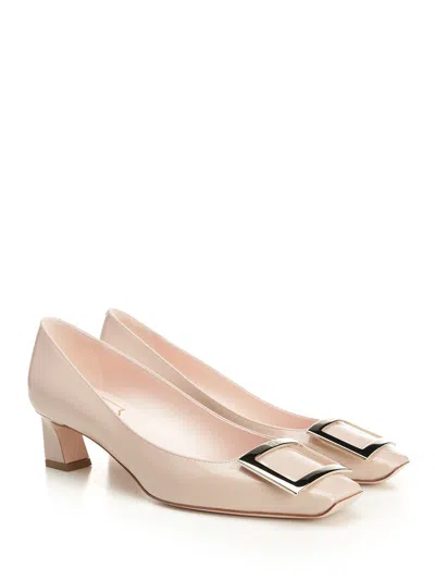 Roger Vivier Dec.trompette T.45 Pumps Beige