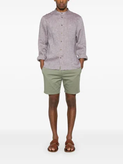 Brunello Cucinelli Light Brown Button-down Shirt In Gray