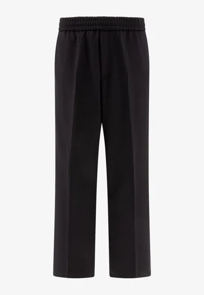 Golden Goose Db Lennon Wool Tailored Pants In Black