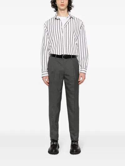 Brunello Cucinelli Dark Grey Classic Trousers