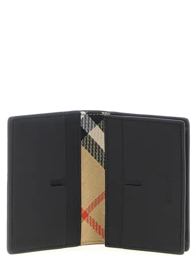 Burberry Ms Flint Costswolds Lgl Wallets Black In Black