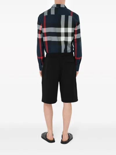 Burberry Long Sleeve Summerton Shirt In Green