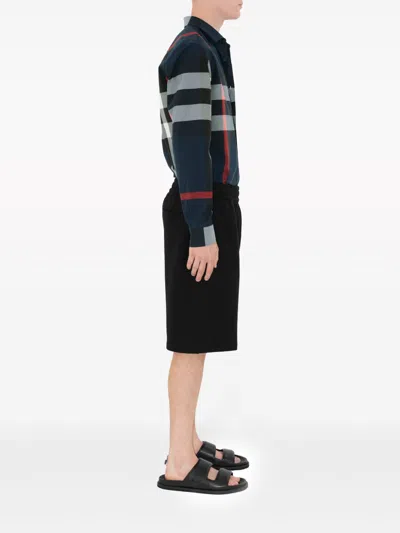 Burberry Long Sleeve Summerton Shirt In Green