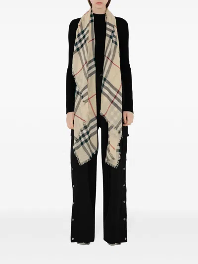 Burberry Women's Check Motif Scarf